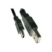 Angle View: Nippon Labs 120'' USB 2.0 A to Mini B Cable (Set of 2)