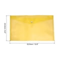 thumbnail image 2 of Unique Bargains A4 Envelopes Document Organizer with Snap Button File Folders, Yellow, 12 Pack, 2 of 5