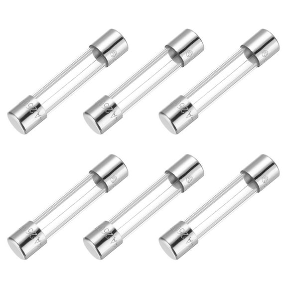 Uxcell 4A 250V Glass Fuse 6x30mm Time Delay Fuse UL Listed Slow Blow Fuse for Home Appliances(Pack of 6)