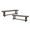 Grey & Black | 2 Pack, variant on Tcbosik Outdoor Backless Benches Set of 2, Wood Bench for Deck, Garden, Patio, Backyard, Easy Assembly, Grey & Black