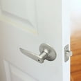 thumbnail image 4 of Design House Delavan Interior Bed/Bath Hall/Closet Privacy Door Handle, Satin Chrome, 4 of 17