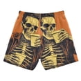 thumbnail image 2 of Skeletons Drinking Boys Swim Trunks Quick Dry Boy Swim Shorts for 3-14 Years, 2 of 8