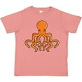 thumbnail image 3 of Inktastic Orange Octopus Boys or Girls Toddler T-Shirt, 3 of 5