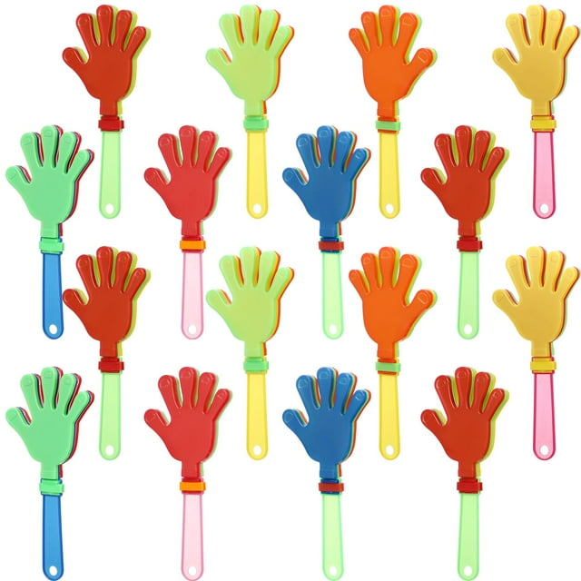 Baquetones de mano ZCYSRLQIN, coloridos, 19 cm, plástico, 16 unidades