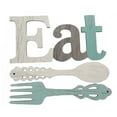 thumbnail image 2 of Set Of Eat Sign Fork And Spoon Wall Wood Eat Decoration Cute Eat Letters For Kitchen Andative Hanging Wooden Letters Country Wall Art For Dining Room Hangs Easy To Use, 2 of 7