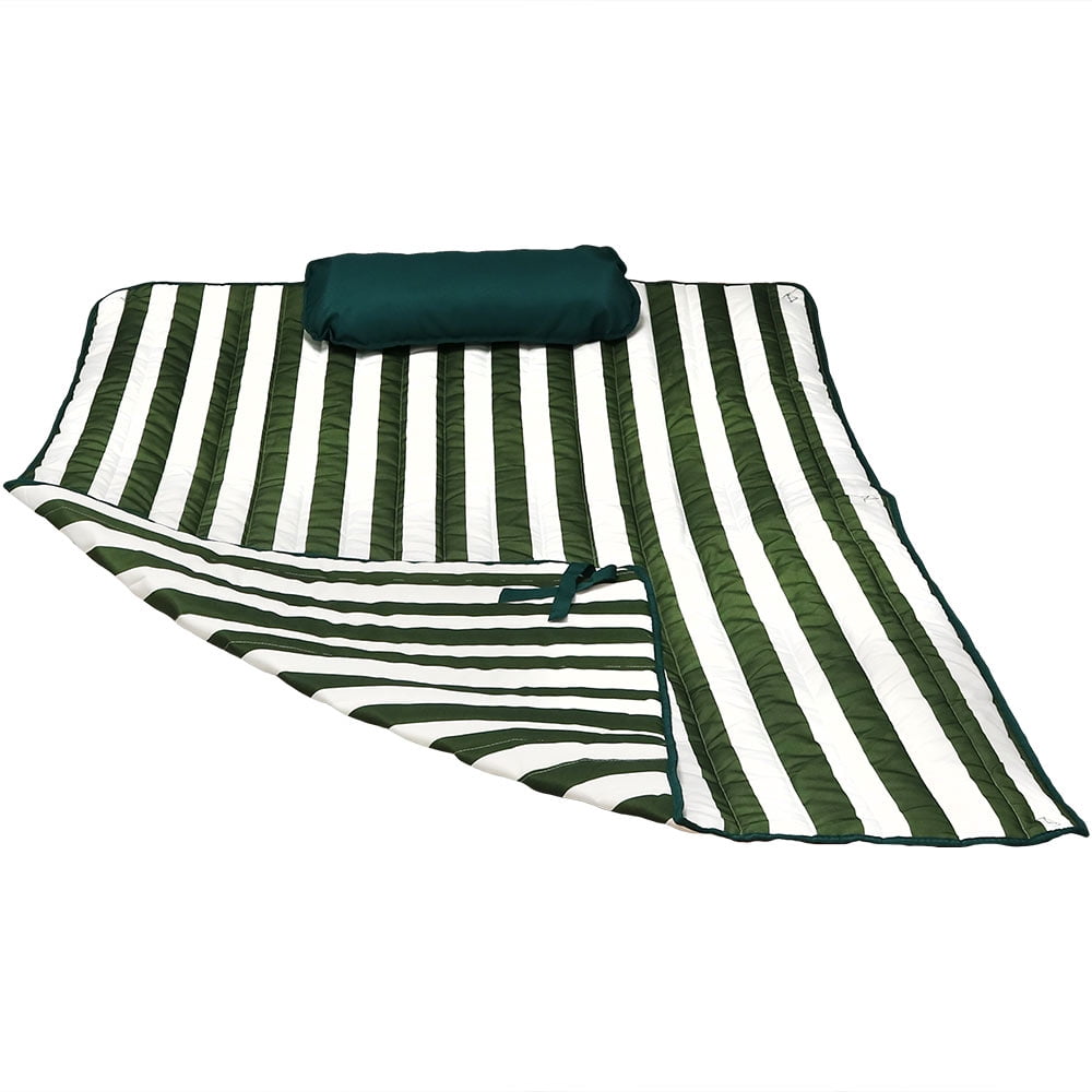 Sunnydaze Durable Outdoor Polyester Quilted Hammock Pad and Pillow Only