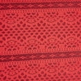 thumbnail image 2 of Zelouf Marina Biadere Corded Lace  , Sewing, DIY, Crafts Fabric by the Yard, Luminous Papaya, 7 Yard, 2 of 3