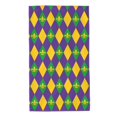 thumbnail image 1 of Fotbe Mardi Gras Toalla Premium con Patrón, Toalla de Microfibra de Secado Rápido, Ligera y Altamente Absorbente (27.5x16in), Ideal para Uso Diario, 1 of 6