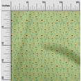 thumbnail image 2 of oneOoneCottonJerseyLightGreenFabricKidsFloralQuiltingSuppliesPrintSewingFabricByTheYard58InchWide, 2 of 4