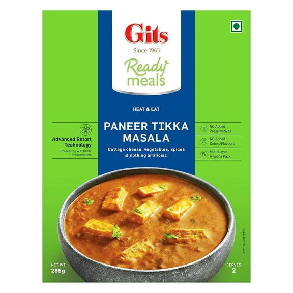 Gits Paneer Tikka Masala (Ready-to-Eat) 10 oz pack