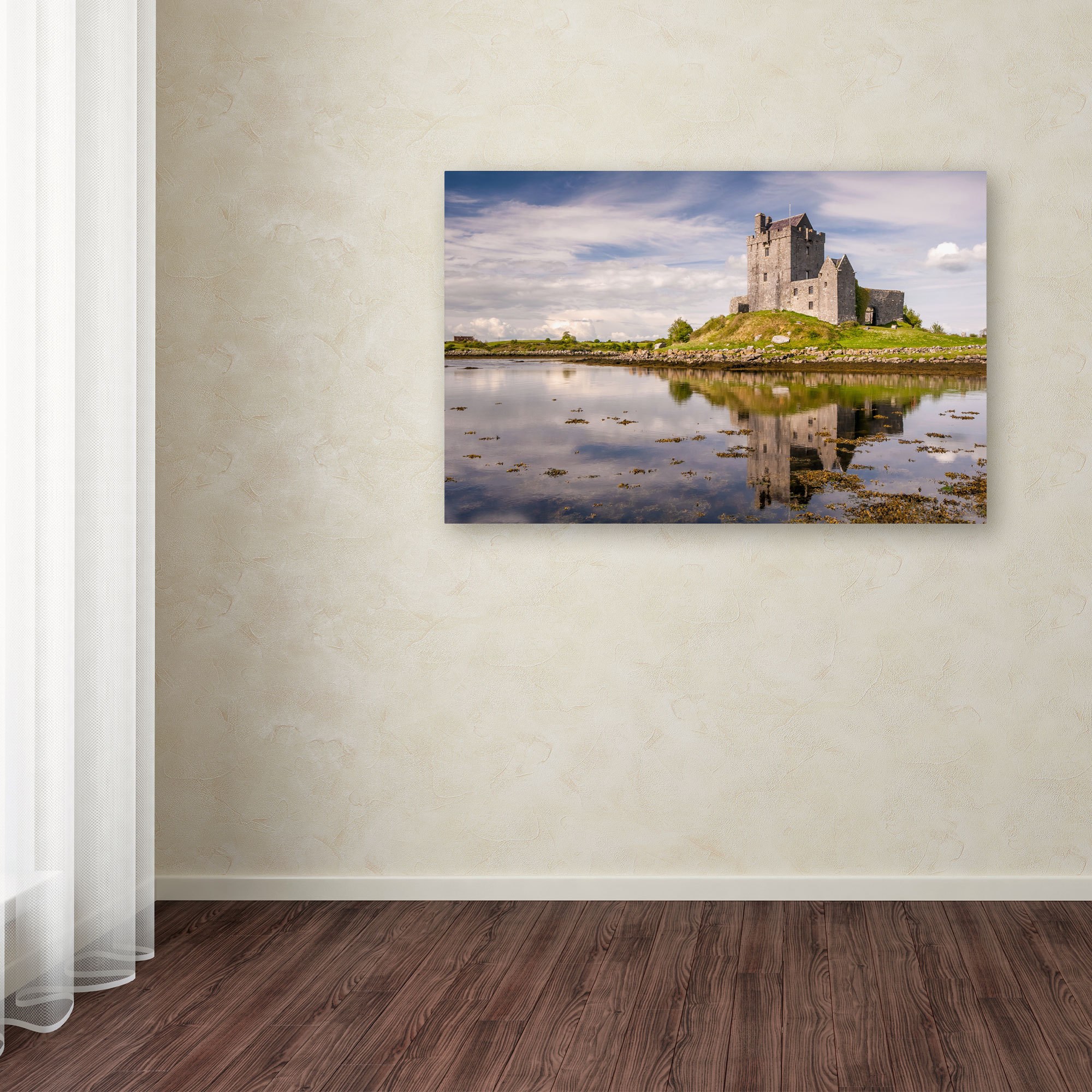 Trademark Fine Art "Dunguaire Castle Ireland" Canvas Art by Pierre Leclerc