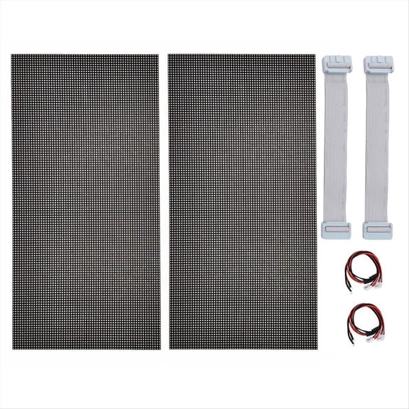 Rollbacks & More 2Pcs P2.5 Indoor Full Color LED Display Unit Board HUB75 320x160mm 128x64 Pixels SMD RGB Screen Panel