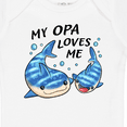 thumbnail image 4 of Inktastic My Opa Loves Me- whale shark Boys or Girls Baby Bodysuit, 4 of 5