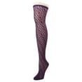 thumbnail image 4 of MeMoi Moulin Crochet Combed Cotton Over the Knee Sock - Womens - Female, 9-11, Taupe, 4 of 4