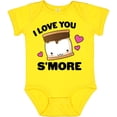 thumbnail image 3 of Inktastic Valentines Day I Love You S'more with Pink Hearts Boys or Girls Baby Bodysuit, 3 of 5