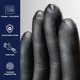thumbnail image 2 of Guantes Adenna Dark Light de nitrilo, 9 mil, talla XL, negros, 900 unidades, 2 of 7