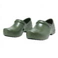 thumbnail image 5 of Anywear Guardian Angel Nursing Shoes Clogs for Women and Men, Antimicrobial Slip Resistant Shoes for Healthcare and Food Service, 6, Olive/Black, 5 of 7