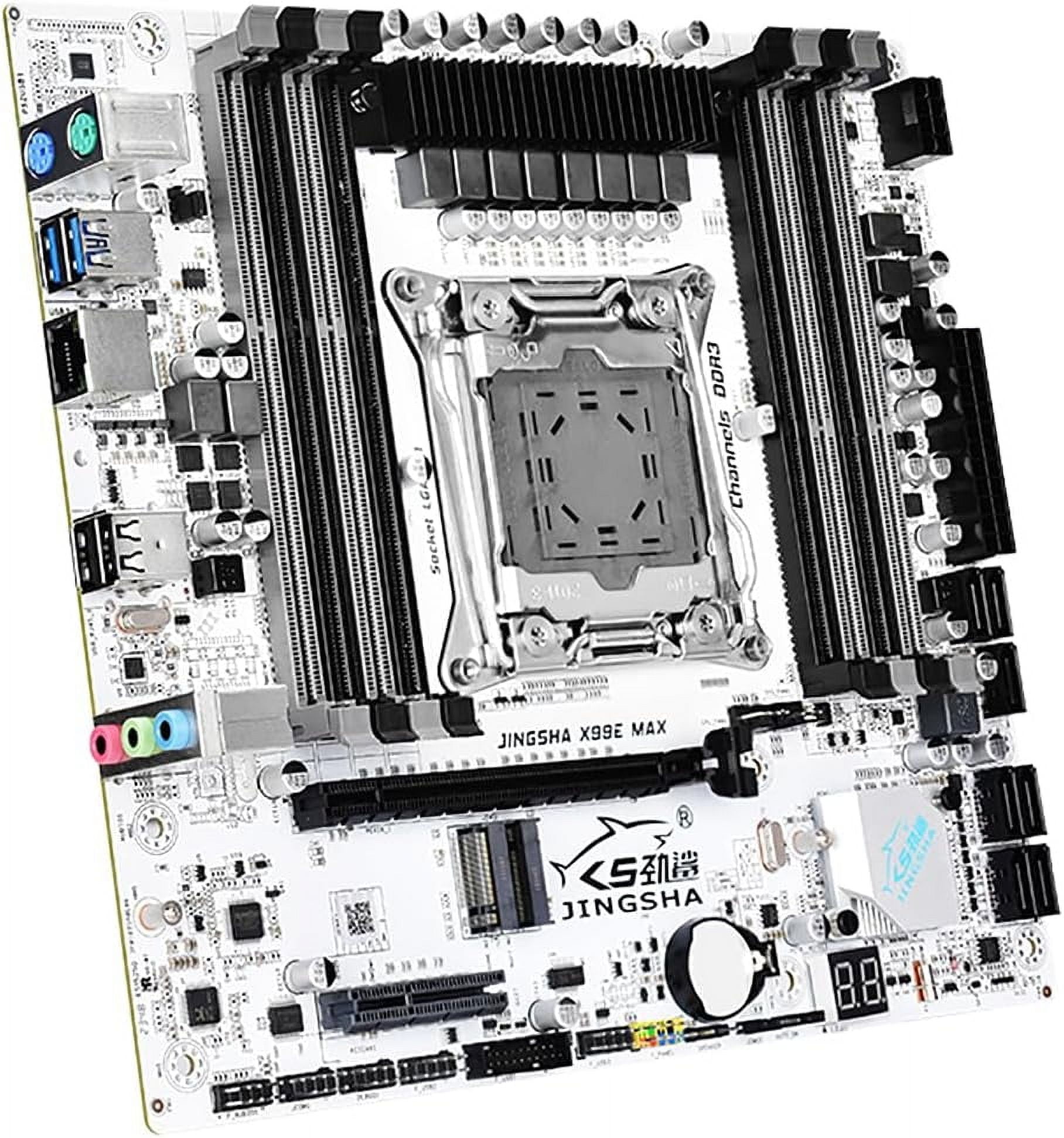 X99E MAX Motherboard LGA2011-3 Slot Support Xeon E5 2666 V3 2673