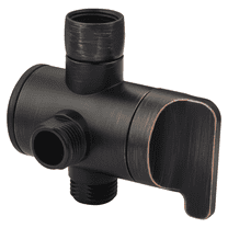 BRIGHT SHOWERS Shower Arm Diverter Valve for Hand held Showerhead and Fixed Spray Head, 3-Way Shower Head Diverter Valve, Oil-Rubbed Bronze