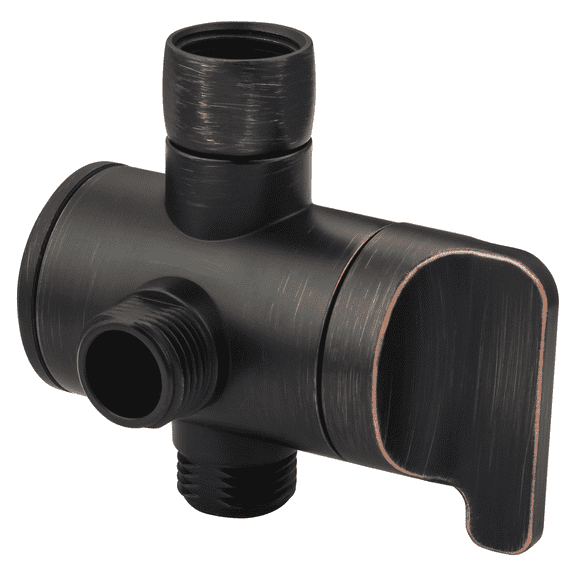 BRIGHT SHOWERS Shower Arm Diverter Valve for Hand held Showerhead and Fixed Spray Head, 3-Way Shower Head Diverter Valve, Oil-Rubbed Bronze