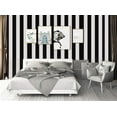 thumbnail image 6 of 17.7inch By 118inch White Black Striped Wallpaper Peel Stick Decorative Film Vinyl Paper Cabinet Dresser Drawer Contact Paper, 6 of 7