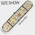 thumbnail image 3 of Yayeee Double Oven Mitt Kitchen Heat Resistant Baking 35" x7" Quilted Glove, Beige Birds Floral, 3 of 6