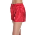 thumbnail image 3 of White Mark Ensemble de Pyjama en Satin pour Femmes Cami et Shorts, 3 of 6
