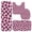 Purple and Pink Leopard Print, variant on Pink and Black Leopard Print Bathroom Rug Set 4 Piece,Includes Contour,Lid Cover,Bath Mat,Non-Slip Extra Soft Absorbent Washable
