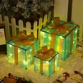 thumbnail image 1 of Birdeem Outdoor Christmas Decorations, Christmas Light Box Remote Control Set of 3 Led Gift Box Decoration Outdoor Elevated Christmas Box Gift Decoration Indoor Outdoor Terrace, 1 of 9