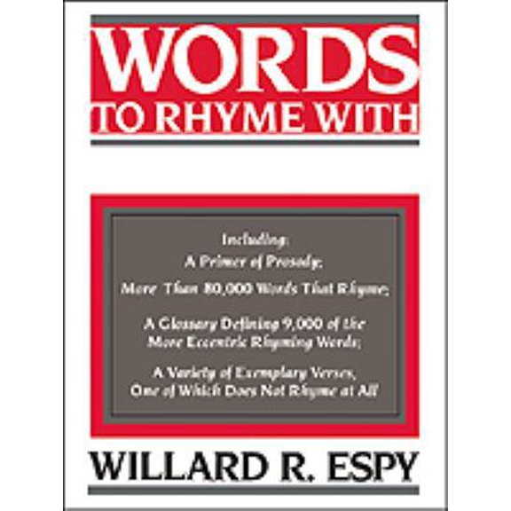 Pre-Owned Words to Rhyme with (Hardcover) 0816012377 9780816012374