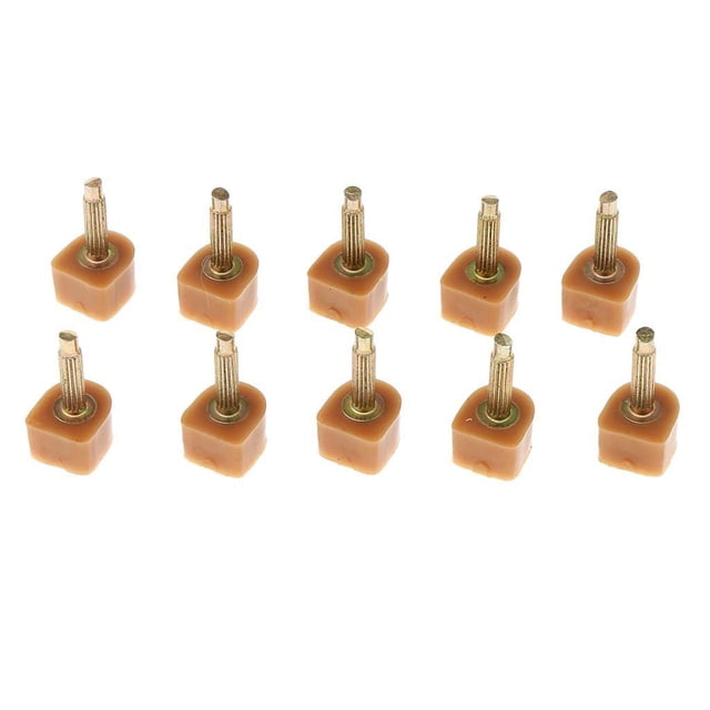 mmirethe Shoe Repair Replacement Dowels High Heel Tips Taps Pads Enhanced Performance Apricot Thick 10mm 10mm Thick Pin 1Set