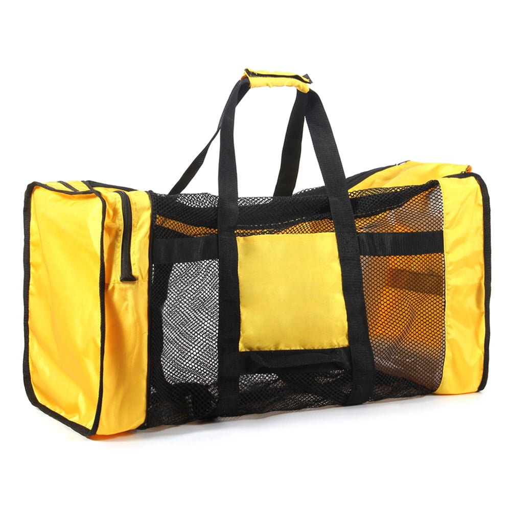 Heavy-Duty Mesh Duffle Bag For Sports Equipment,Scuba Diving,Snorkeling 7Colors 