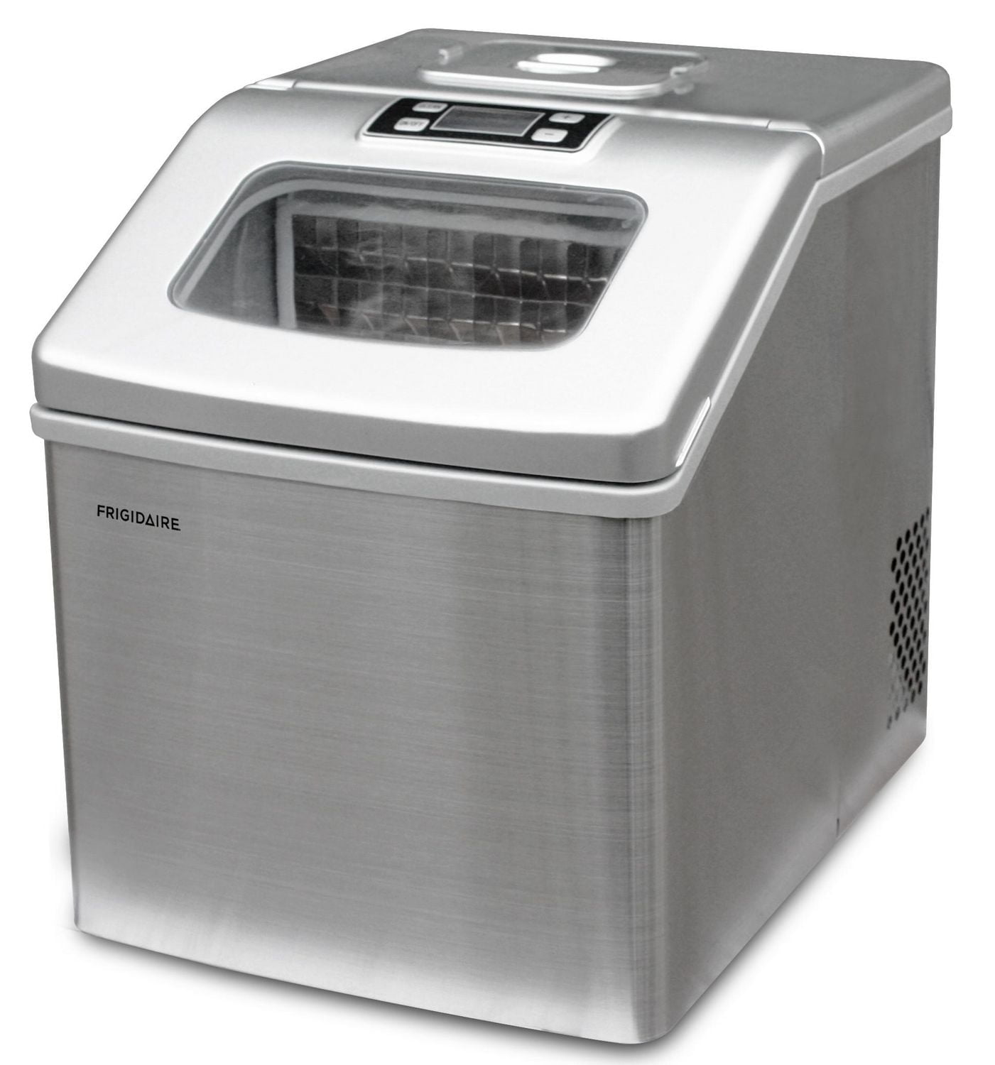 Frigidaire 40lbs Compact Clear Square Ice Maker with Window