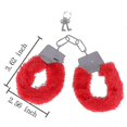 thumbnail image 5 of Fluffy handcuffs bracelet soft plush leg cuffs wrist strap bracelet men and women couple role play couple costume, 5 of 5