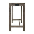 thumbnail image 5 of Picket House Furnishings 4 Piece Wood 3D Paper Bar Set with Table and Three Stools, Gray/Natural, 5 of 16
