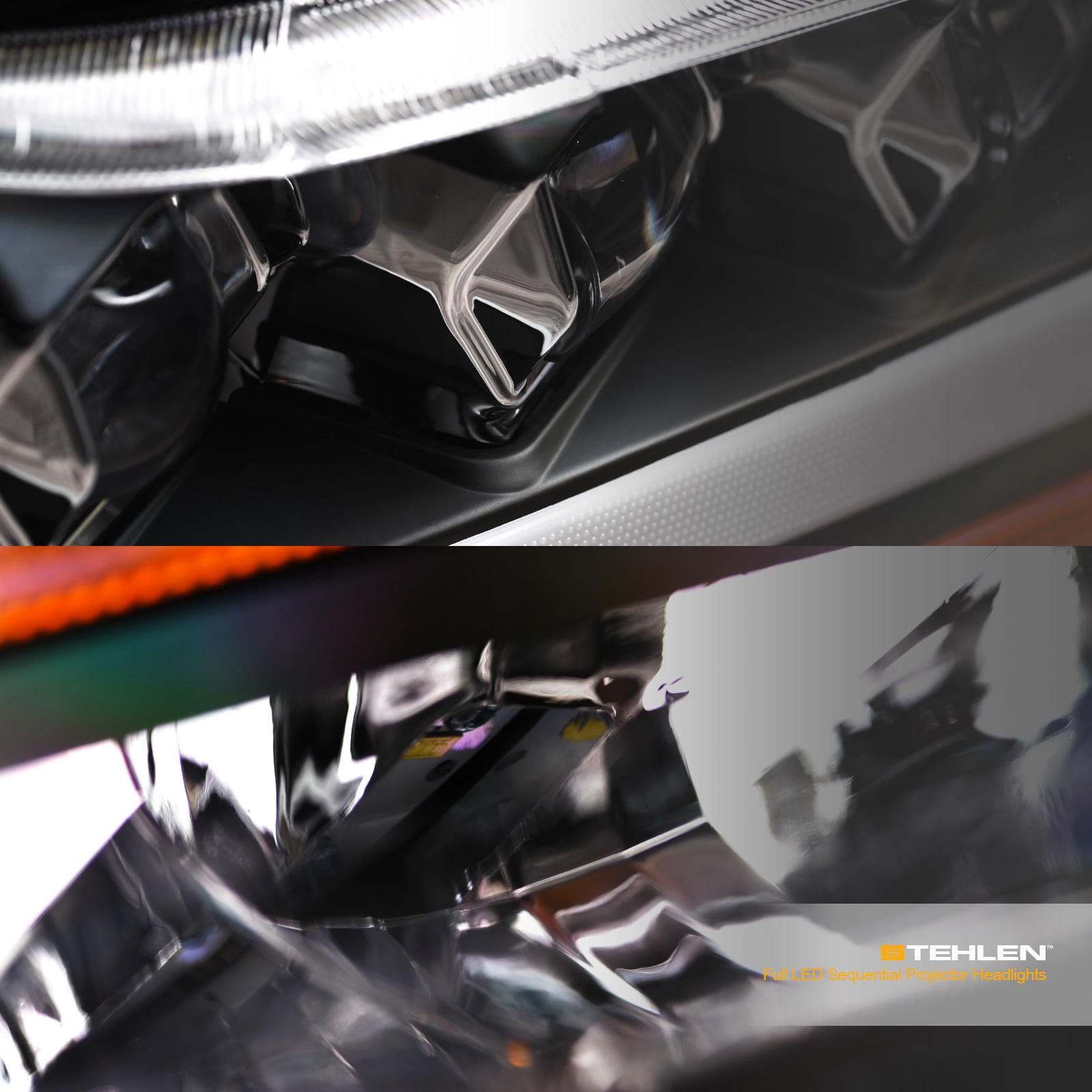 Stehlen LED Quad Projector Headlights for 2007-13 Toyota Tundra