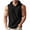 Black, variant on Mens Tank Top Summer Sports Fitness Training Zipper Opening Hooded Sleeveless Loose Breathable Back Shirt Black Undershirts Shirts For Gym Beach Running S-3Xl