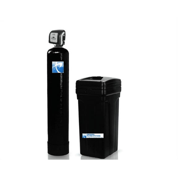 Whole House Water Softener | 10"x54" 1.5 cu ft | Electronic Meter Valve 1-6 person home