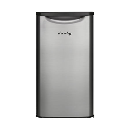 Danby 3.3 cu. ft. Compact Fridge in Stainless Steel (DAR033A6BSLDB)