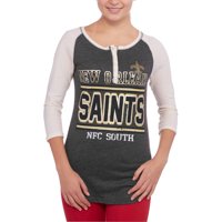 NFL Juniors Saints Long Sleeve Triblend Tee