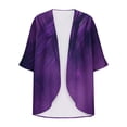 thumbnail image 6 of Cardigan Sweaters For Women Casual Cropped Overcoat Fashion Summer 1/2 Sleeve Printed Trendy Cardigan Sweaters, 6 of 6