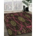 thumbnail image 3 of Ahgly Company Machine Washable Indoor Rectangle Transitional Chocolate Brown Area Rugs, 5' x 8', 3 of 7
