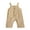 Khaki, variant on Toddler Baby Girls Boys Cotton Overalls Romper Soft Pocket Sleeveless Halter Jumpsuits Summer Suspenders Pants