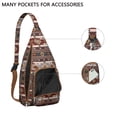 thumbnail image 3 of Artistic Ethnic Daypack - Lightweight Anti-Theft Sling with Vintage Patterns, 3 of 4