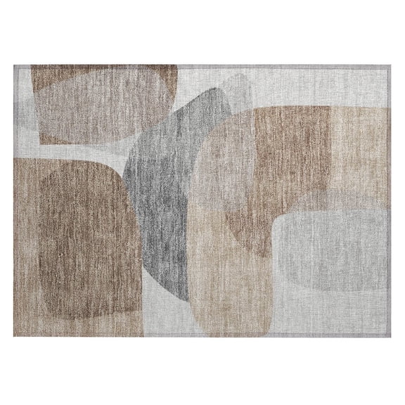 Dalyn Rugs Machine Washable Indoor/Outdoor Chantille ACN2121 Mocha 1'8" x 2'6" Rug