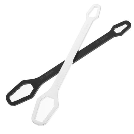 

2 Pcs Wrenches Adjustable Universal Double Ended Pocket Multipurpose Nut Holding Assorted Color Steel Man