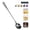 Black, variant on Djiypn Long Handle Spoon, Coffee Stirrers, Premium Stainless Steel Coffee Spoons, Ice Tea Spoons, Ice Cream Spoon, Cocktail Stirring Spoons, Tea Spoons, 1Pack(Silver)
