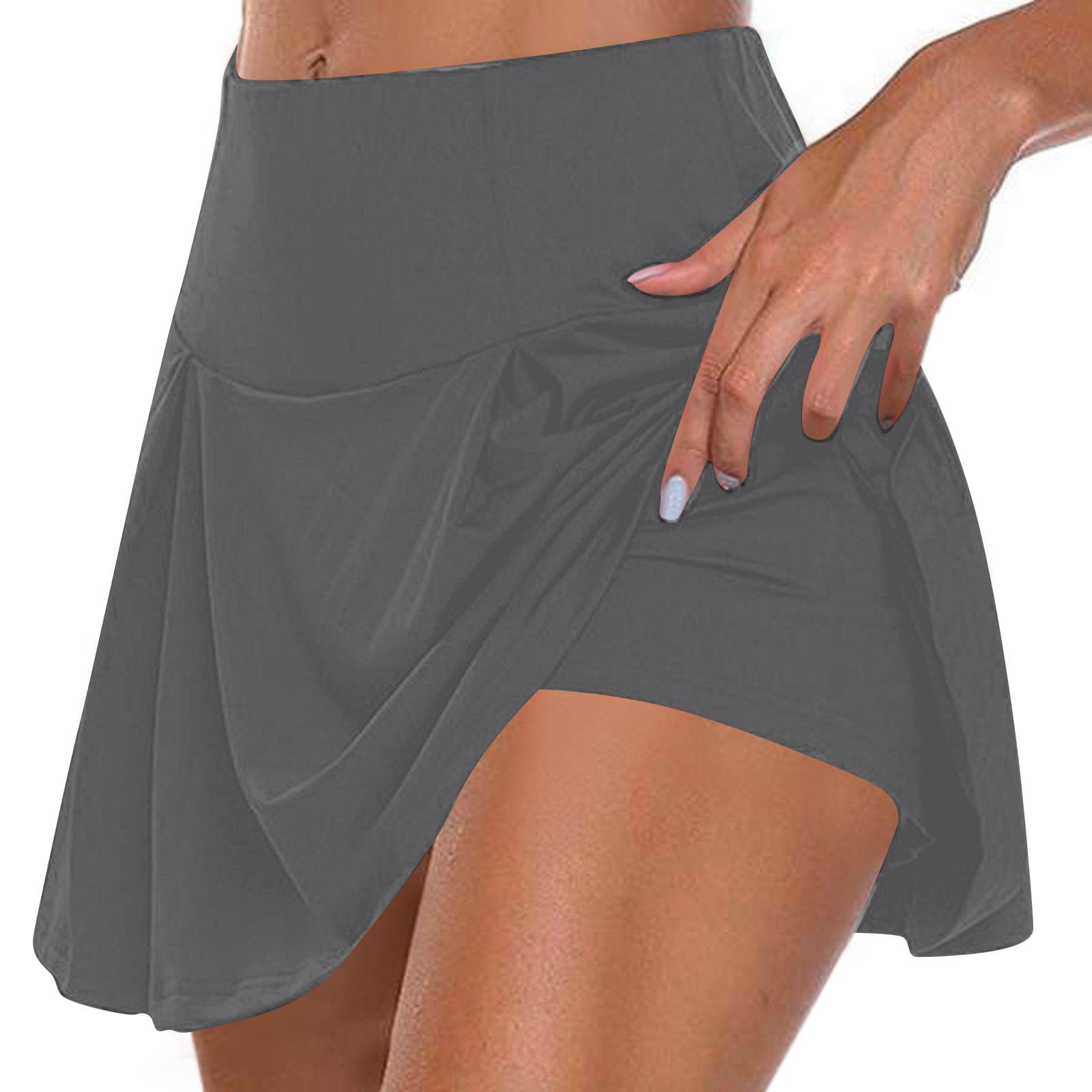 Mlqidk Womens Golf Tennis Skorts Skirts High Waisted Lightweight