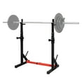 thumbnail image 2 of SalonMore Adjustable Squat Rack, Dipping Station Barbell Rack Dip Stand, Fitness Bench Press Equipment, 2 of 11