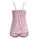 thumbnail image 4 of Gibobby Camisola con estampado de para mujer, pantalones cortos, conjunto de 2 piezas, ropa de dormir de encaje sin espalda, lencería, traje de pantalones calientes (Rosa, S), 4 of 5